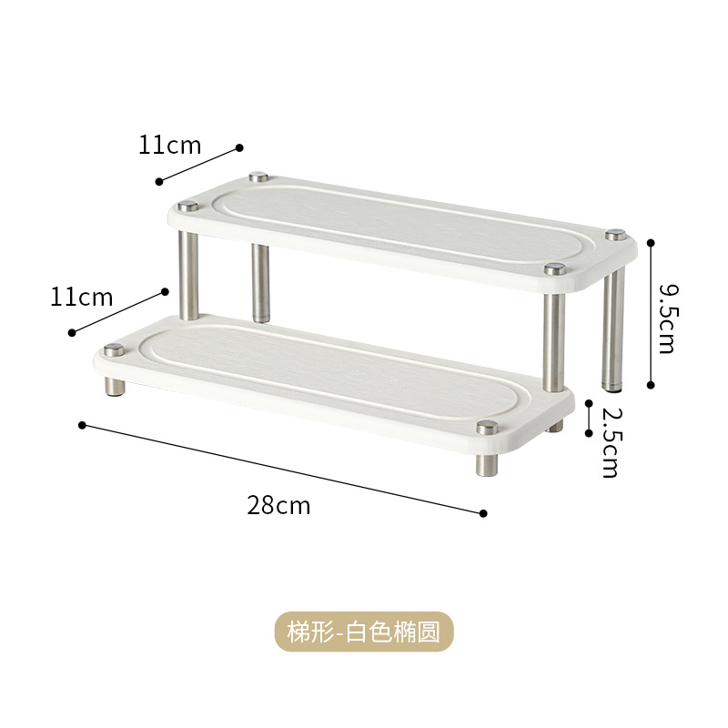 Picture of Trapezoidal Double-layer Diatom Mud Cup Holder Wash Table Surface Absorbent Diatom Mud Soil Pad Household Mouthwash Cup Holder