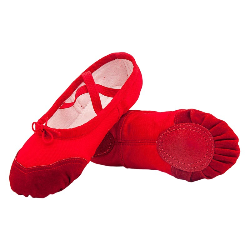 Velvet Dancing Shoes Autumn and Winter Warm Children's Dancing Cat's Claw Shoes Ballet Dance Training Body Soft Sole Yoga Cotton for Men and Women