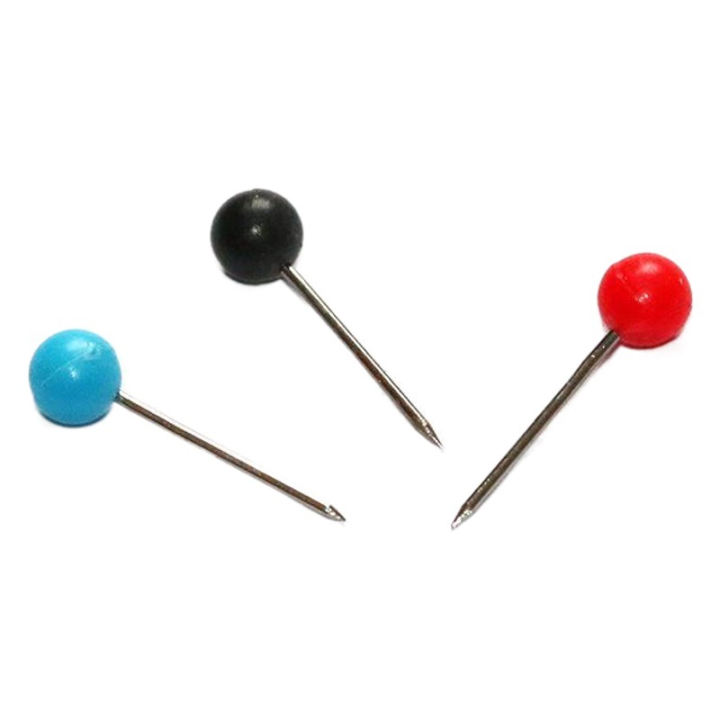 Line Group Line Box Fixing Pin Fishing Gear Small Accessories Fishing Line Spool Fixing Pin Colorful Pearl Needle Pin