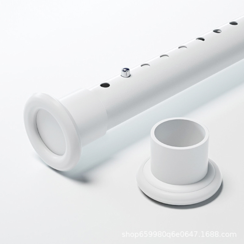 Picture of ✅ Telescopic Rod 2m - 5m [Border] Clothes Drying Rod Shower Curtain Rod No Punching Telescopic Rod Curtain Rod Hanging