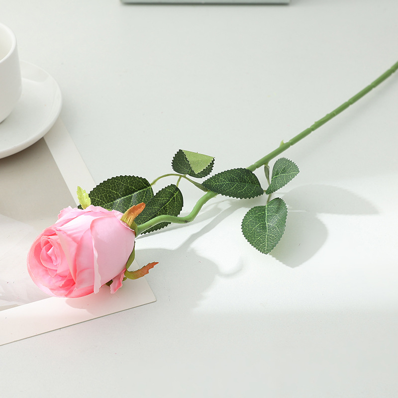 Picture of Cross-Border Supply Velvet Rose Home Decoration Wedding Bouquet Gothic Halloween Black Rose Simulated Rose