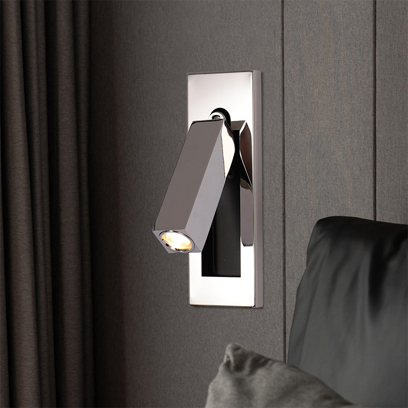 Picture of Cross-Border Engineering Hotel Reading Wall Lamp Embedded Wall-Mounted Lamp Bedroom Bedside Reading Wall Lamp High-End Switch