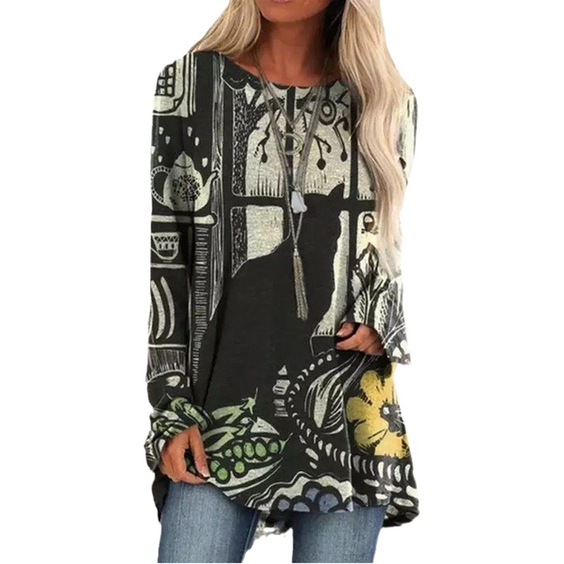 2020 AliExpress independent station new abstract face printing tutu skirt princess skirt European and American casual dress trend