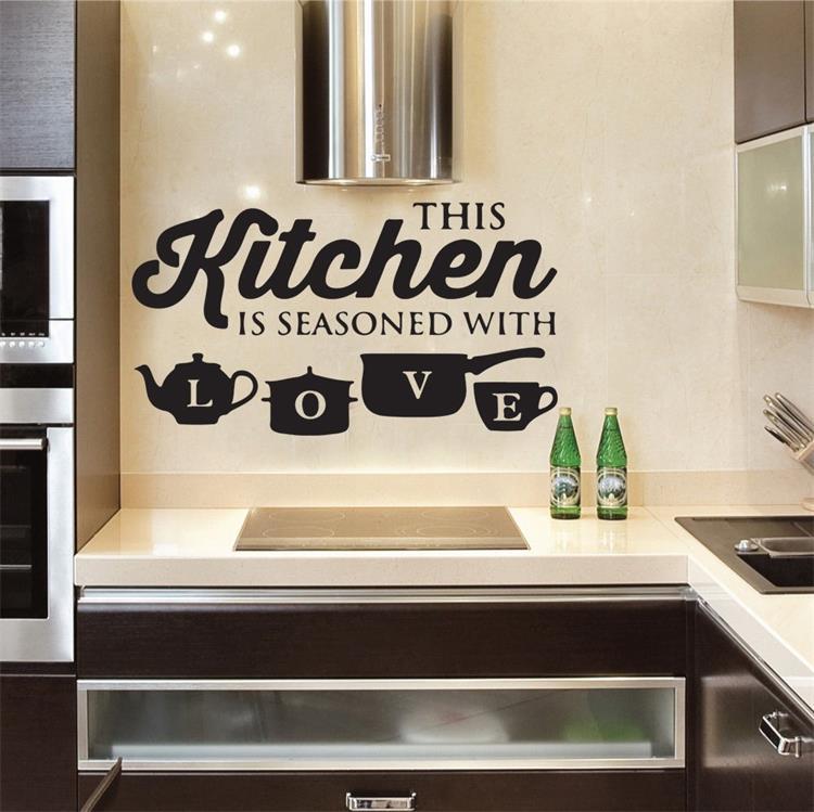 Picture of Kunshang home Amazon new KITCHEN KITCHEN restaurant creative carved wall stickers wholesale custom KS051