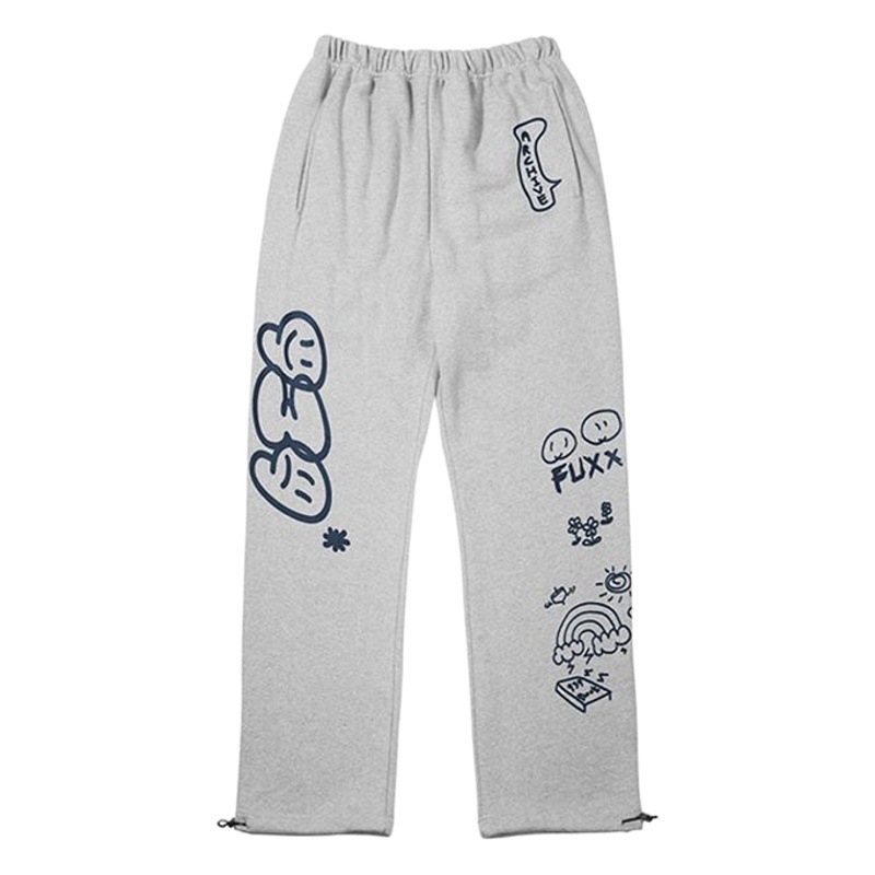 Printed Sweatpants for Women 2023 Spring Loose Straight Wide-Leg Pants Casual Dance Sweatpants Ins Trendy Hip-Hop Style