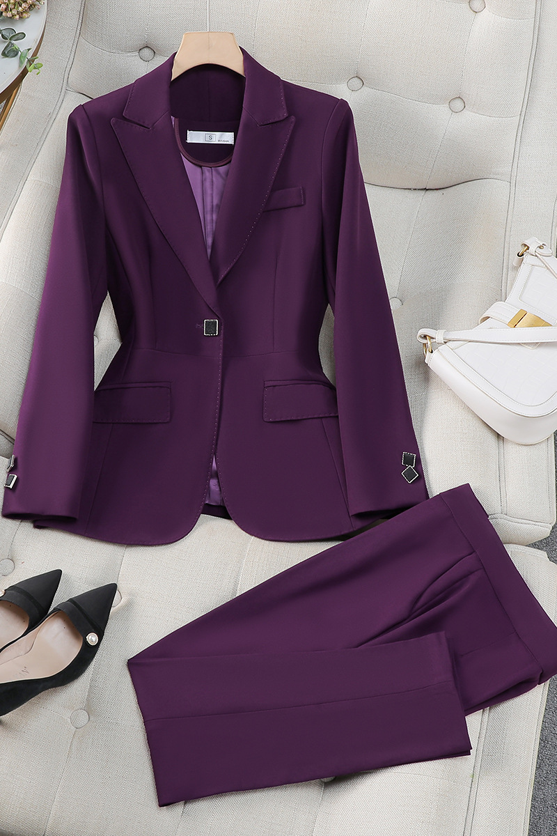 Picture of Business Wear Women's Cross-border Autumn and Winter New Fashion Formwork Suit Business Casual Suit Work Clothes