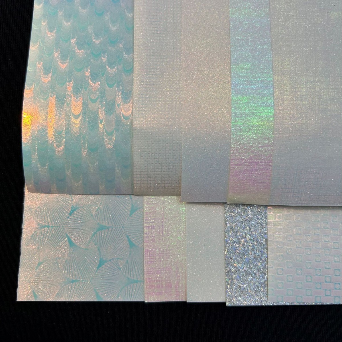 Double flash yum special paper badge special backing paper magic green onion series handmade special paper 128g
