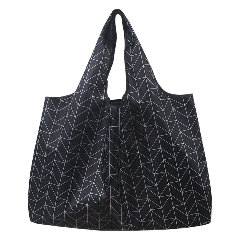 Eco-Friendly Shopping Bag Portable Foldable Waterproof Supermarket Grocery Bag Japanese Storage Oxford Cloth Bag Lightweight