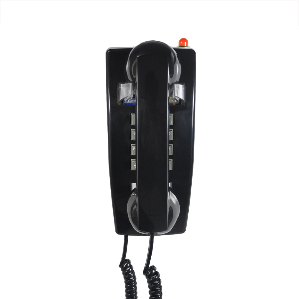 Picture of Bit Metal Ringtone Vintage Wall Hanging Telephone Set Hotel Bathroom Home Fixed Creative Antique Telephone Set