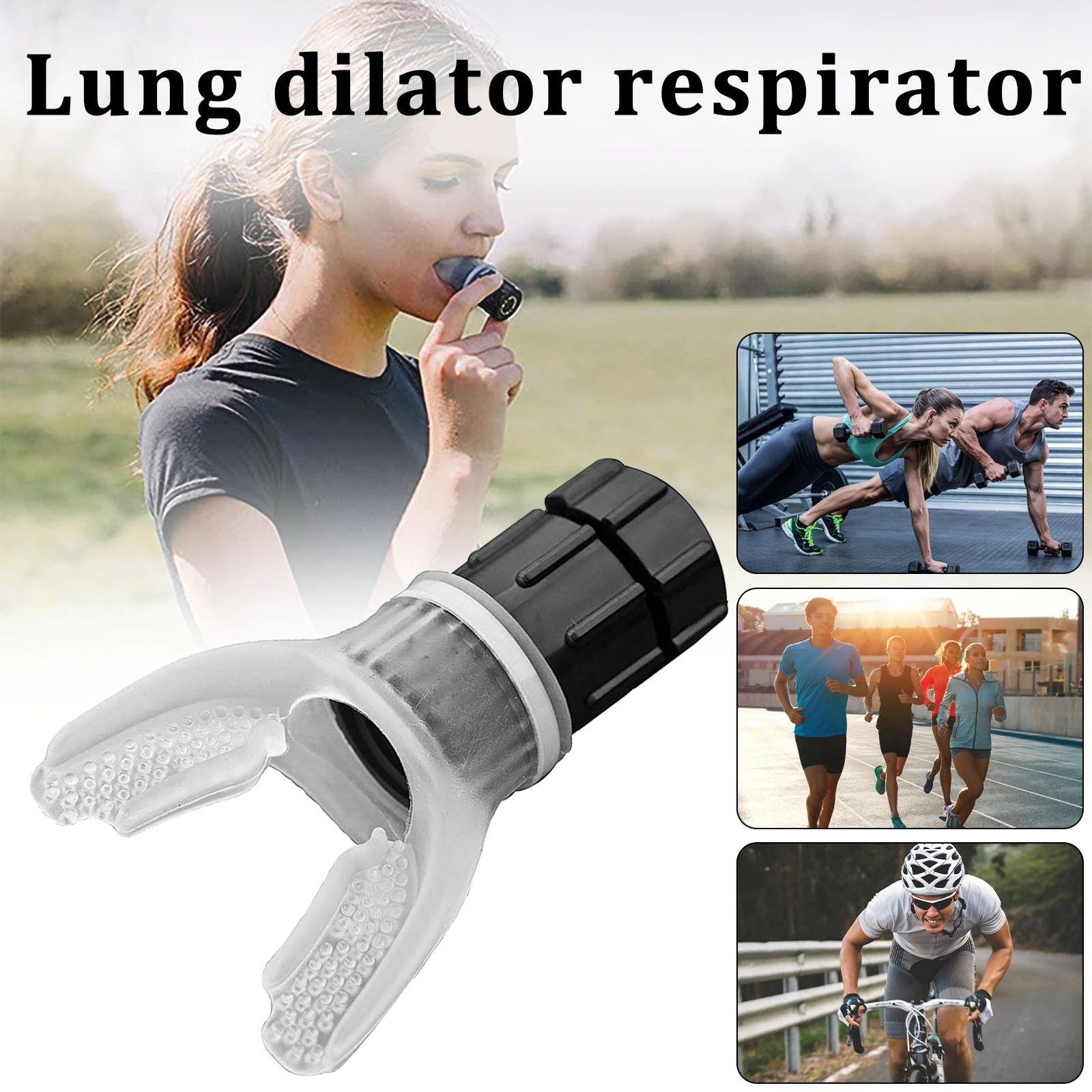Cross-Border Hot-Selling Vital Capacity Abdominal Type Slow-Blocking Lung Function Breathing Trainer Fitness Portable Yoga