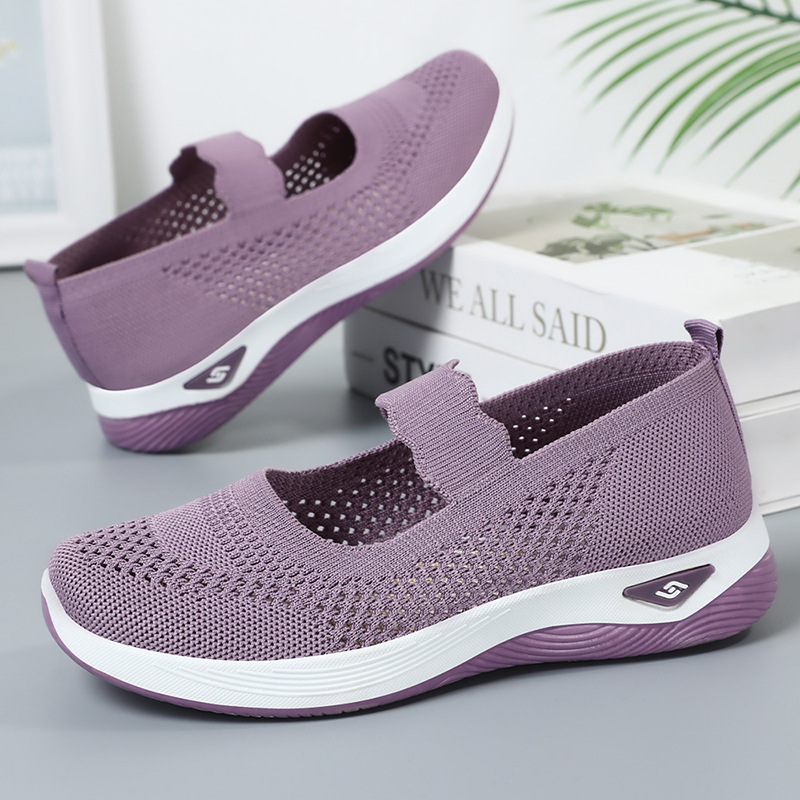 Women's shoes summer women's cross-border shoes wholesale middle-aged and old mother shoes breathable old Beijing cloth shoes light walking shoes