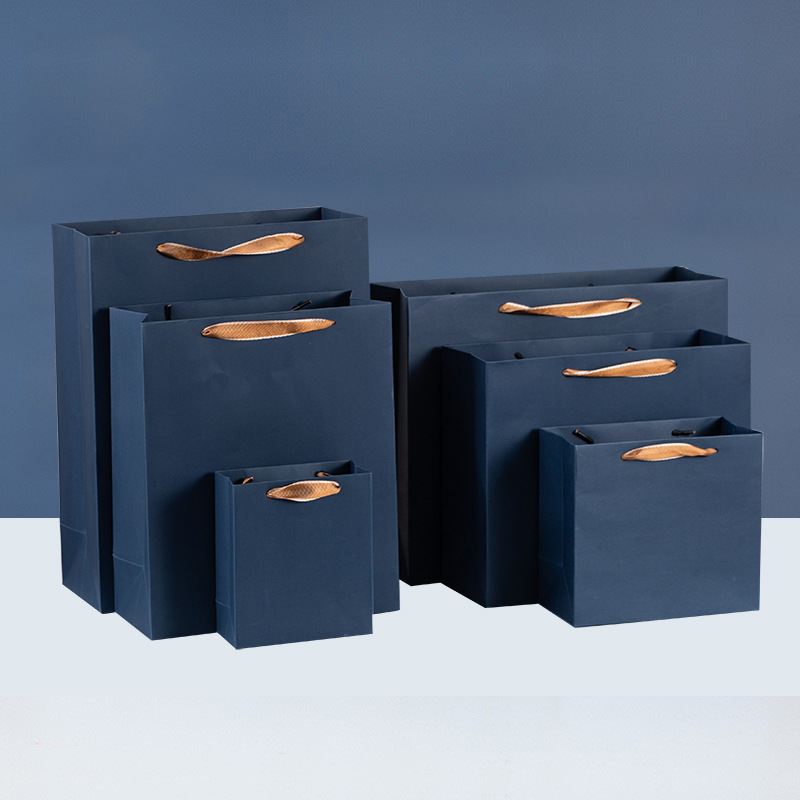 High-end Special Paper Handbag Light Luxury Gift Bag Paper Bag National Day Dragon Year Gift Accompanying Gift Conservation Present