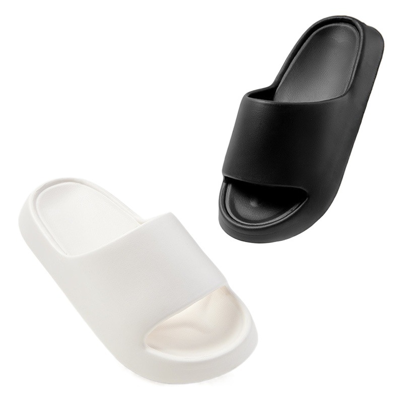 Cross-border shit feeling eva slippers non-slip deodorant summer wear home bathroom home sandals wholesale thick bottom