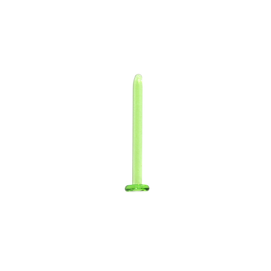 Picture of 0.8-1.6mm diameter 7-11mm length lead-free color candy color glass ear nail ear bone nail nose nail