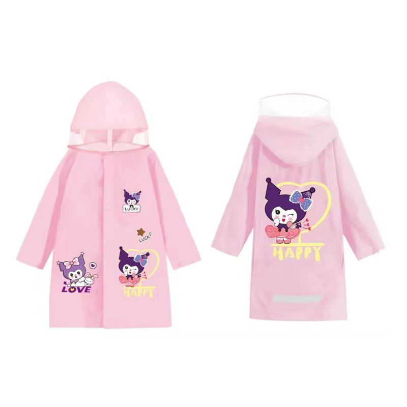 Picture of Kidsren's Whole Body Primary and Secondary School Students' Enlarged Schoolbags Baby Ponchos Thickeneded Long Waterproof Kindergarten Raincoats