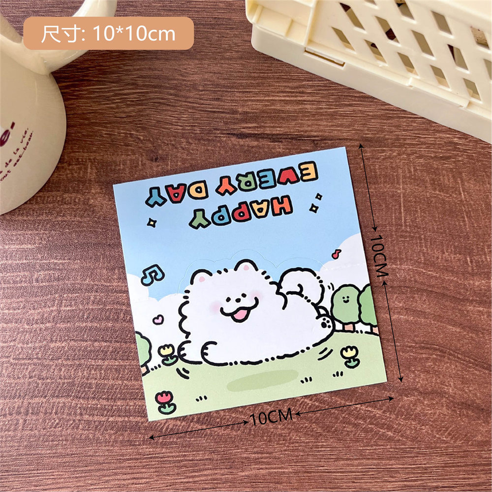 Picture of Tengyi Joint Authorized Cute Puppy Card Head Back Card High Color Value Out Card Packing Base Card Gift Packing Cardboard