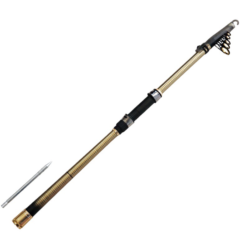 Weihai Manufacturer Moon Island Telescopic Sea Rod Long-Range Throwing Rod Anchor Rod Throwing Rod Carbon Light and Hard Sea Fishing Rod Luya Sea Rod
