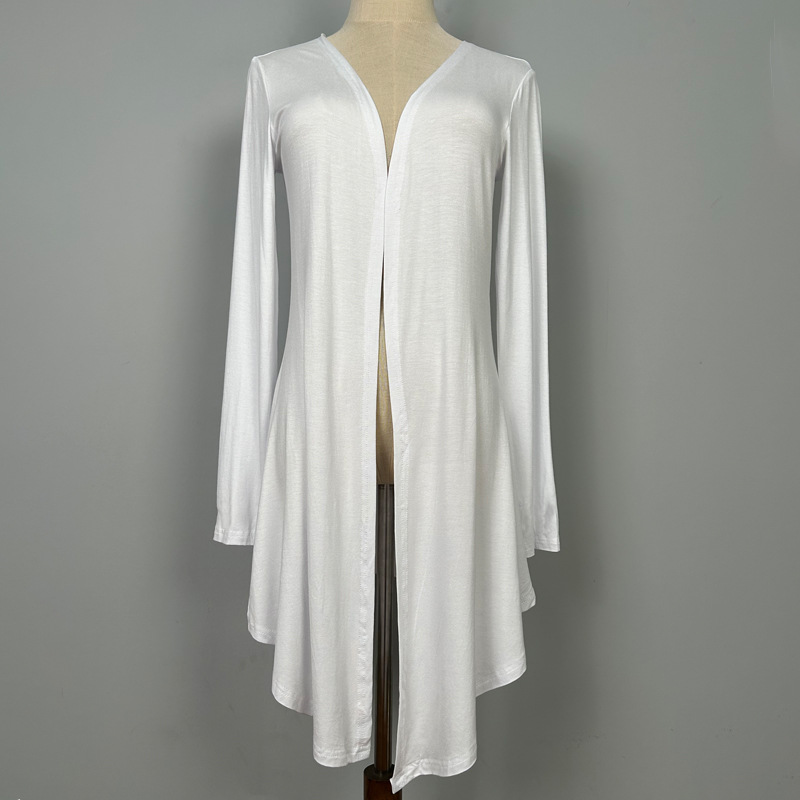 Picture of South Korea Dongdaemun New Comfortable Lazy ~ Simple Feminine Sunscreen Long Thin Cardigan Air-conditioning Shirt se