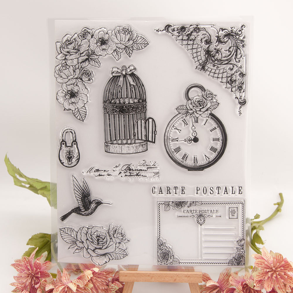 Picture of Transparent seal DIY Journal transparent seal rubber stamp T2000
