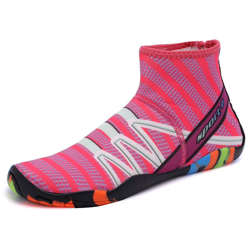 Picture of New High-Top Couple Fitness Sneakers Outdoor Beach Thick-Soled Swimming Shoes and Socks Sets Lazy Shoes Casual Shoes