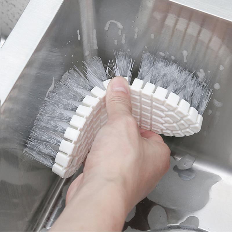 Picture of Flexible Cleaning Brush Kitchen Pool Stove Brush Bathroom Washstand Brush Bathroom Bathtub Floor Brush Shoe Brush