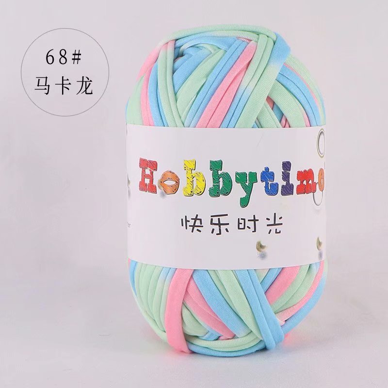 Picture of Happy Time High Elasticity Cloth Line 100g Color Material Bag Home Carpet Floor Mat Hook Shoe Hand-Knitted Thread