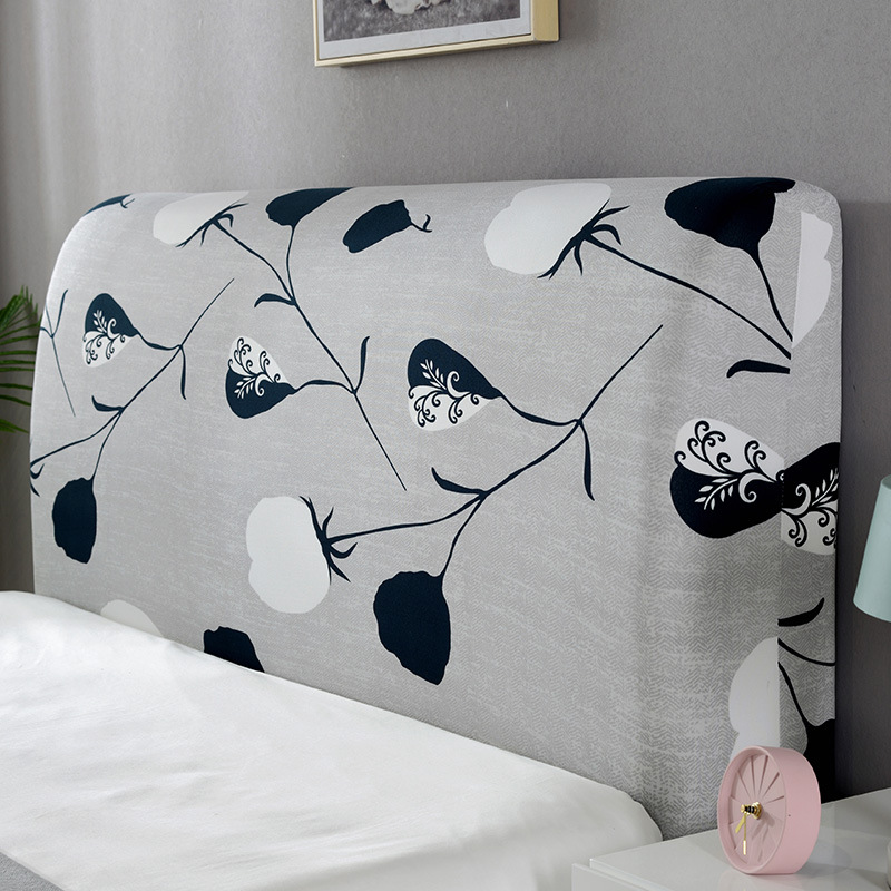 Picture of Nordic Bedhead Cover High Elastic Dust Cover Home Backrest Cover 1.8 m 1.5 Elastic Bedhead Cover Universal