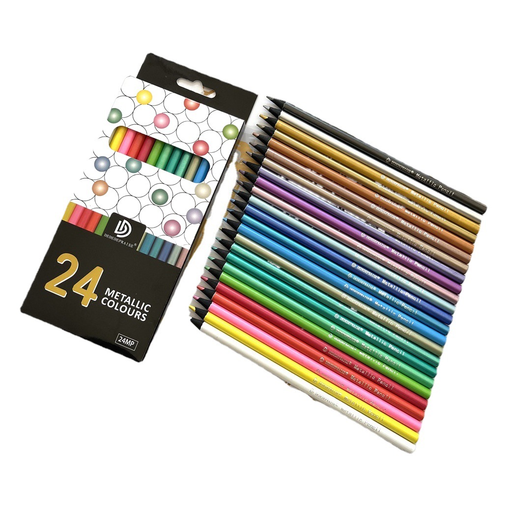 dededepraise24 color metal color lead environmental protection black wood color pencil graffiti hand account painting creative painting