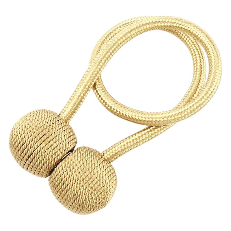 Cross-border supply simple creative non-perforated non-installation Curtain magnetic buckle strap spot curtain belt buckle wholesale