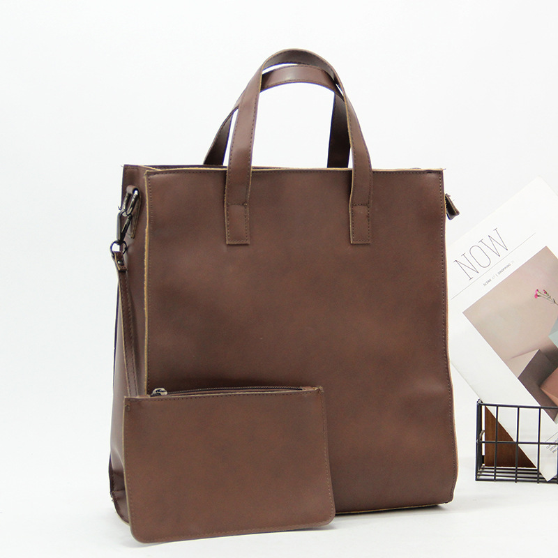 Picture of Men's Bag Handbag Small Trend Briefcase Crazy Horse Leather Shoulder Bag Trendy Large Capacity Crossbody Bag