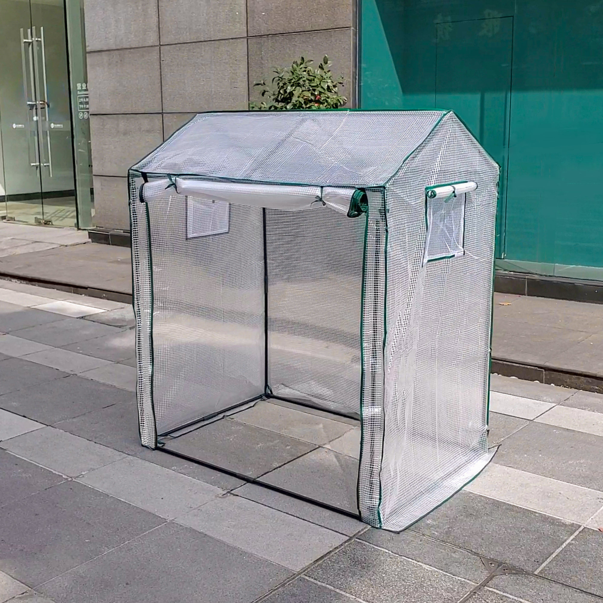 Picture of Balcony greenhouse outdoor greenhouse insulation shed garden courtyard fleshy seedling triangle plum warm cover a generation of hair