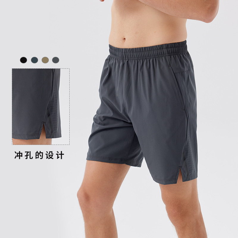 Men's Thin Outdoor Loose Breathable Sports Single-Layer Shorts Woven Stretch Fitness Training Running Shorts