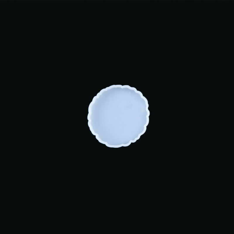 Picture of Deyi Yangyang DIY Crystal Glue Silicone Mold Large Round Tray to Make Mirror Silicone Table