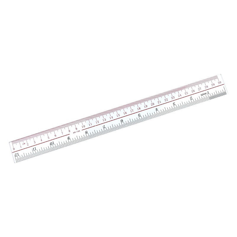 Spot high transparency acrylic 30cm ruler student drawing office ruler