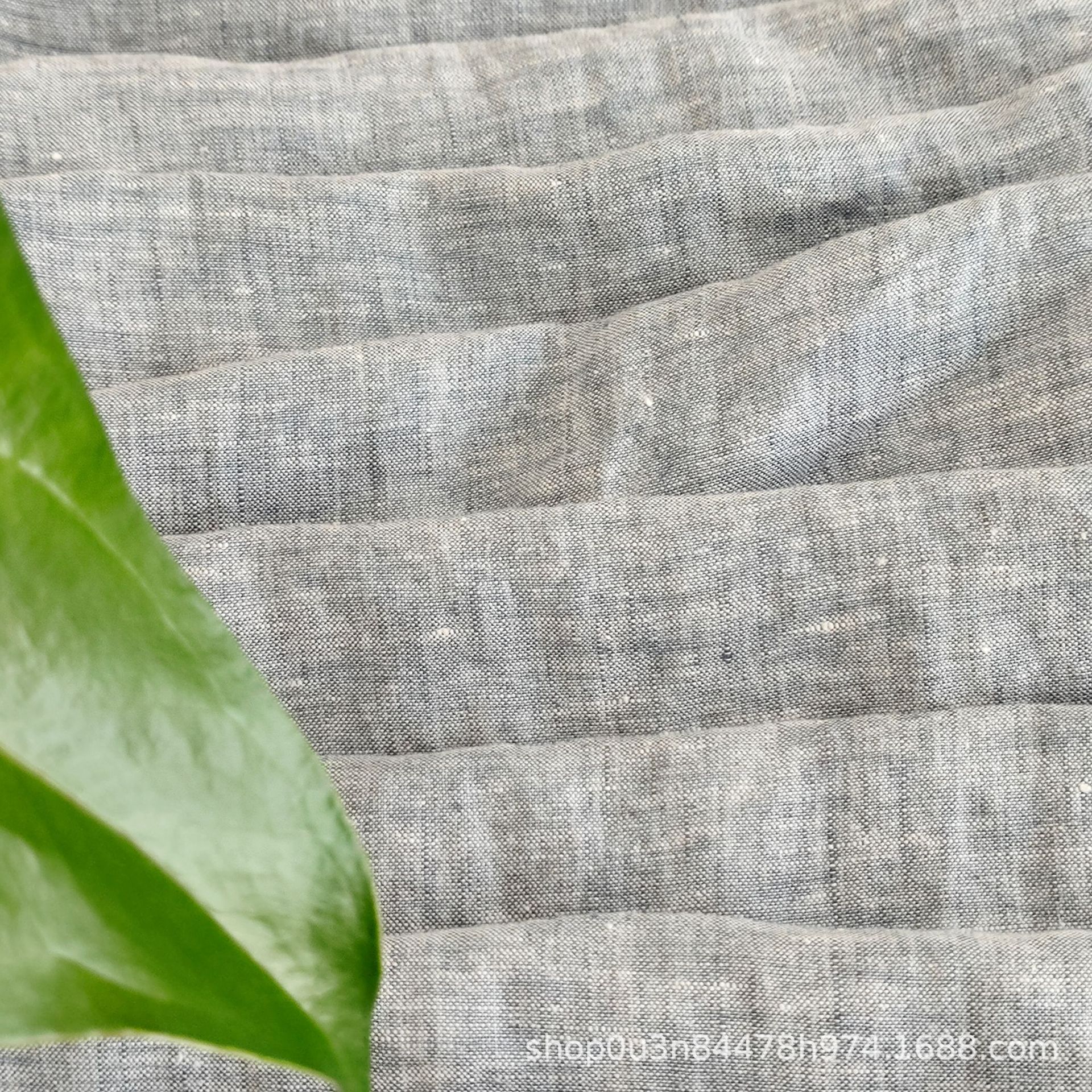 Picture of Pure Linen Yarn-dyed Wide Youth Cloth Linen Youth Cloth Wide Bedding Fabric Yarn-dyed Encrypted Linen