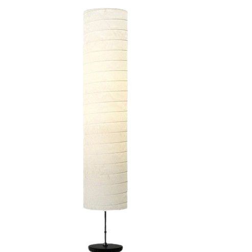 Picture of Nordic Japanese Style Creative Cool Warm Color Floor-Standing Paper Lamp Nordic Simple Modern Study Lighting Bedroom Living Room Standing Lamp