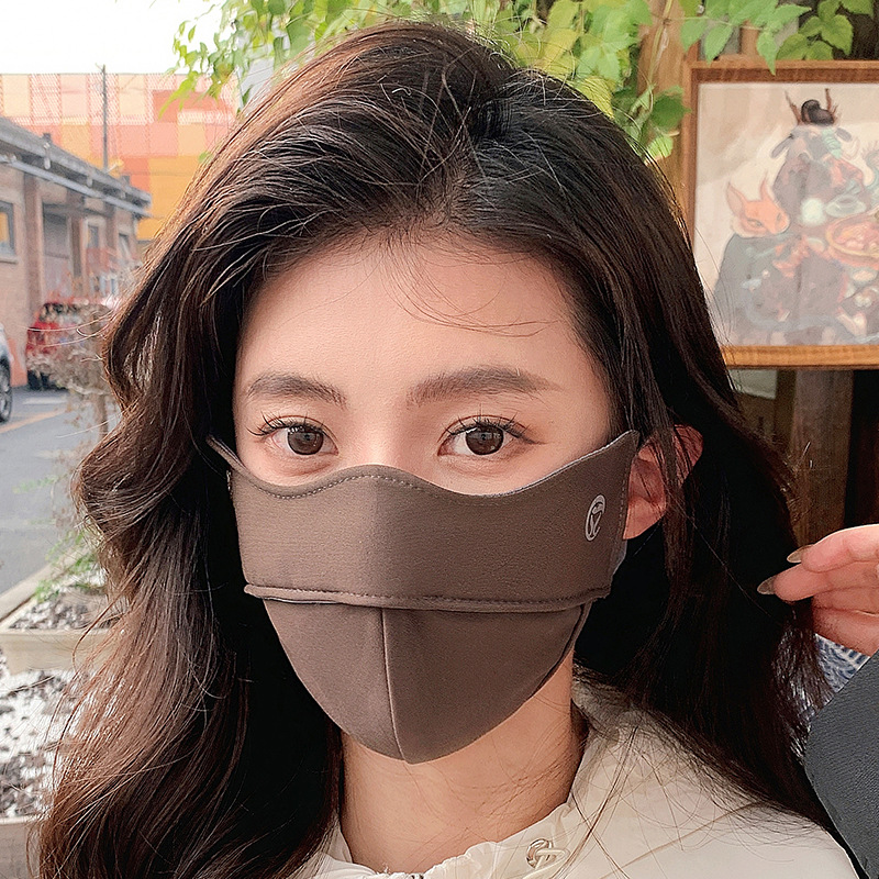 Picture of 2025 Autumn and Winter Warm Mask for Women 5D Three-Dimensional Eye Protection Fleece-Lined Soft Fishbone High-Value Cold-Proof Cycling Mask