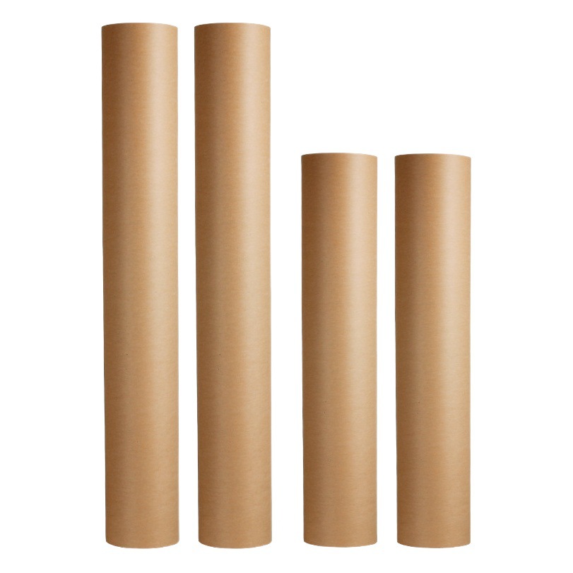 Kraft paper wrapping paper large size long roll paper wrapping paper large poster cover binding cover garment printing paper