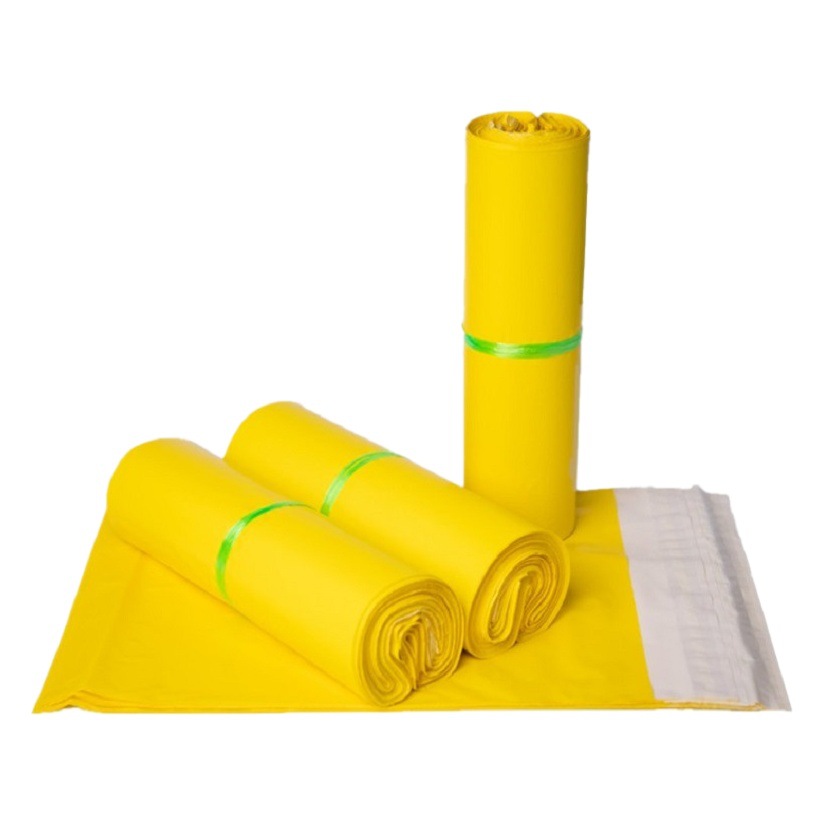 Snet yellow express bag new material express bag thickened color packing bag printed logo packaging bag wholesale