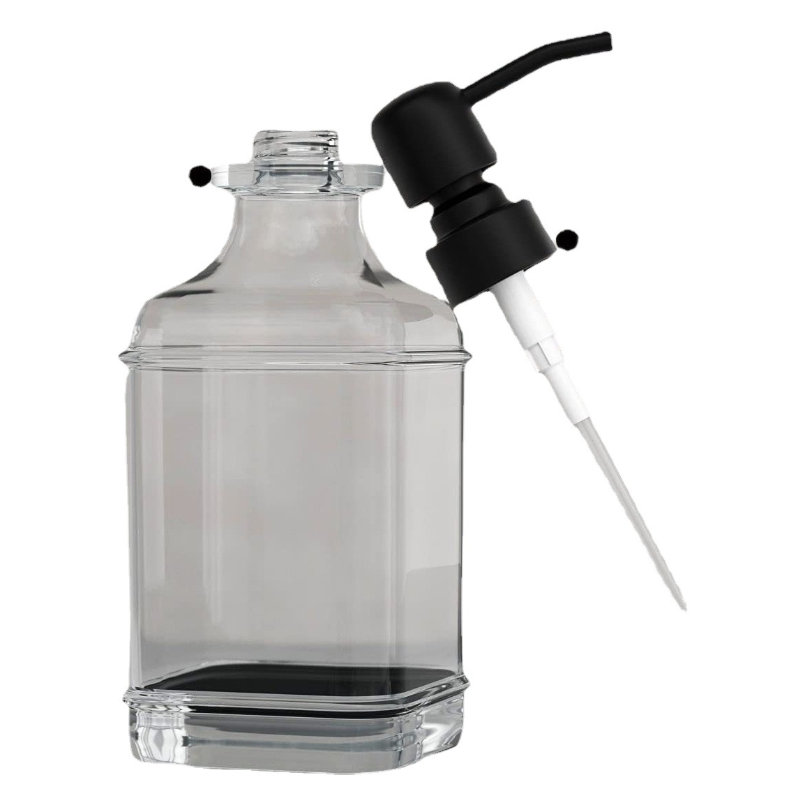 Amazon Glass Hand Sanitizer Bottle 18oz Stainless Steel Pump Press Shampoo Body Soap Liquid Bottled