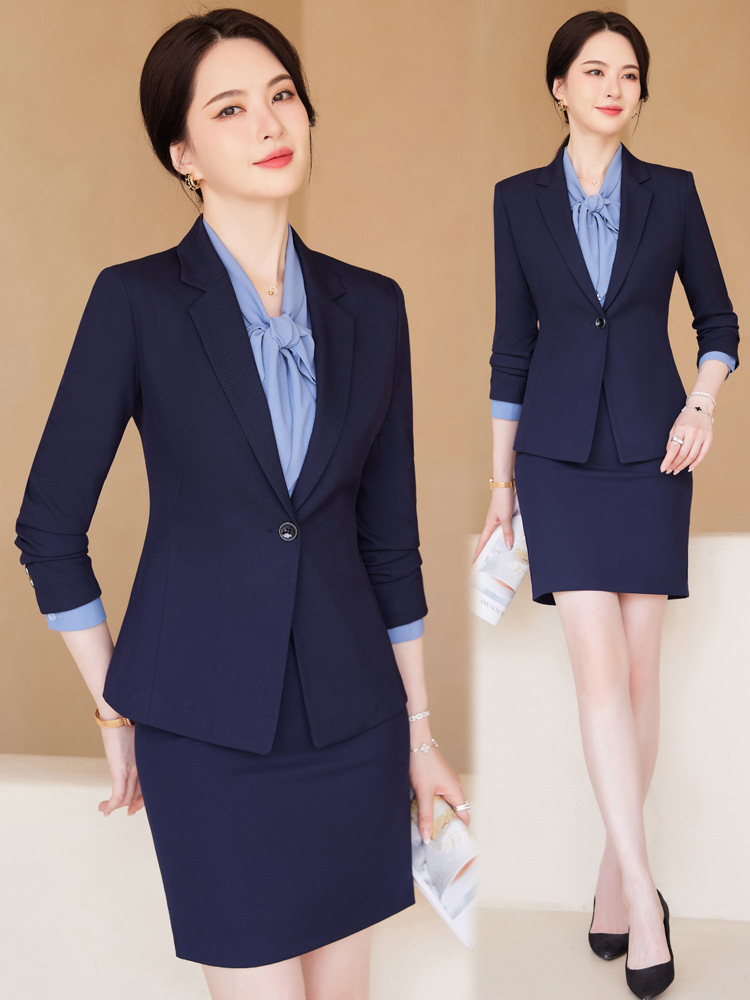 Professional Small Suit Front Desk Jewelry Store Sales Department Attendant Work Clothes High-end Suit Temperament Dress Suit Women