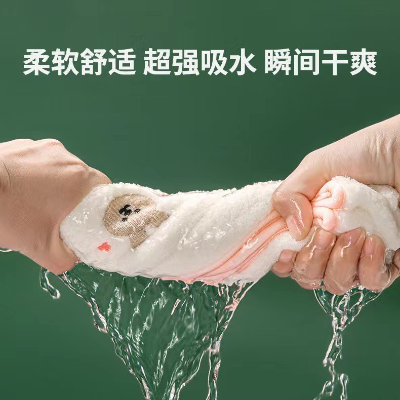 Picture of Baby towel soft newborn baby wash face small square towel children's handkerchief kindergarten wipe face towel small towel