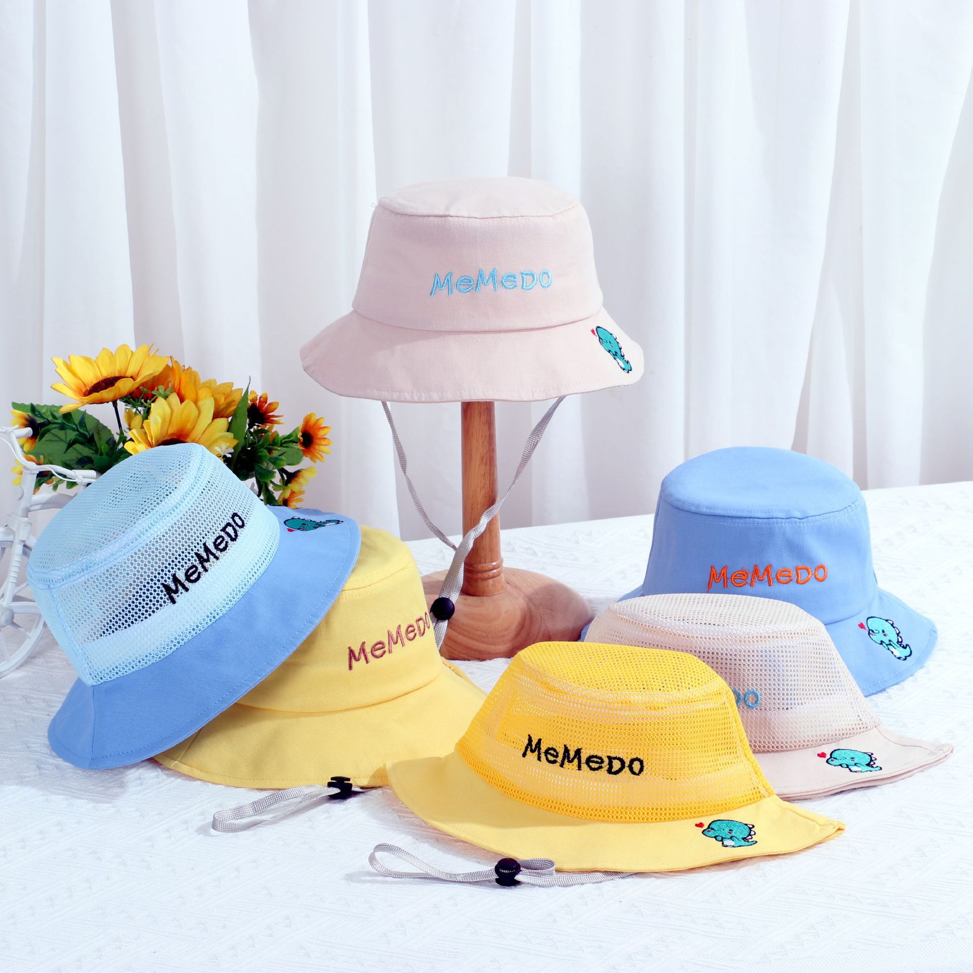 Thin Baby Hat Spring Trendy Korean Style Boys and Girls Fisherman Hat Basin Hat Large Children Outdoor Sun Shade Sunscreen Hat