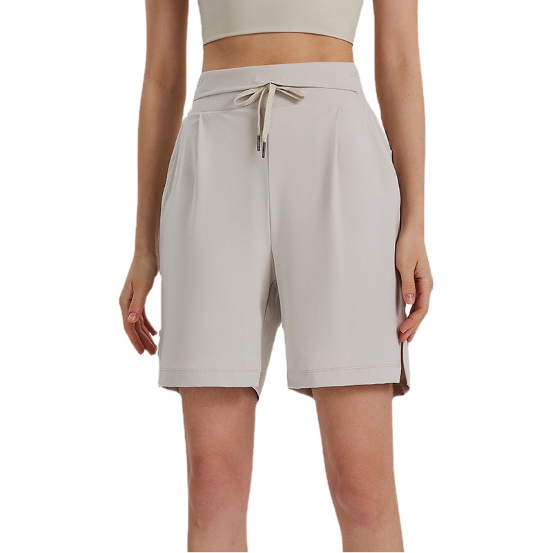 Cross-border Sports Pants Women's High Waist Loose Quick-drying Stretch Fitness Wear Running Riding Pants Yoga Shorts Summer