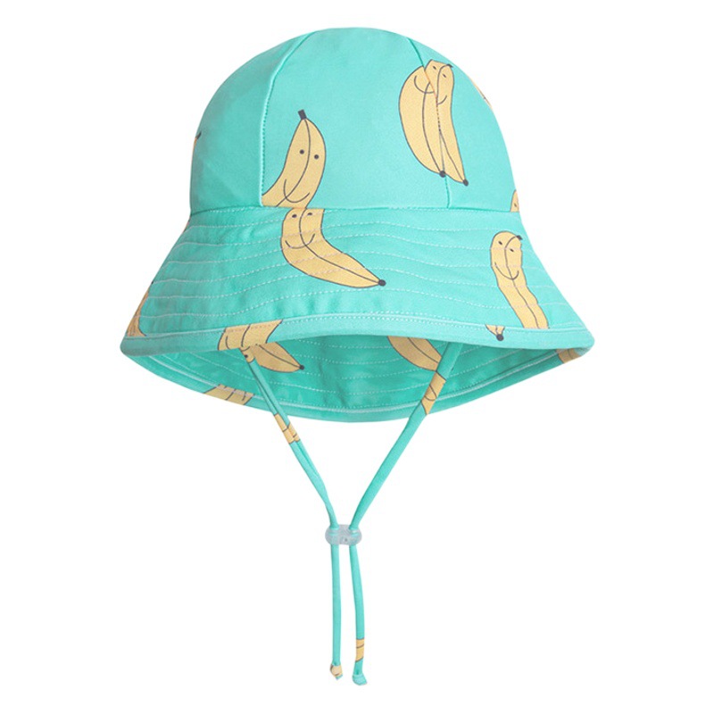 New round hat children windproof sun hat baby fisherman hat swimming hat beach hat wholesale