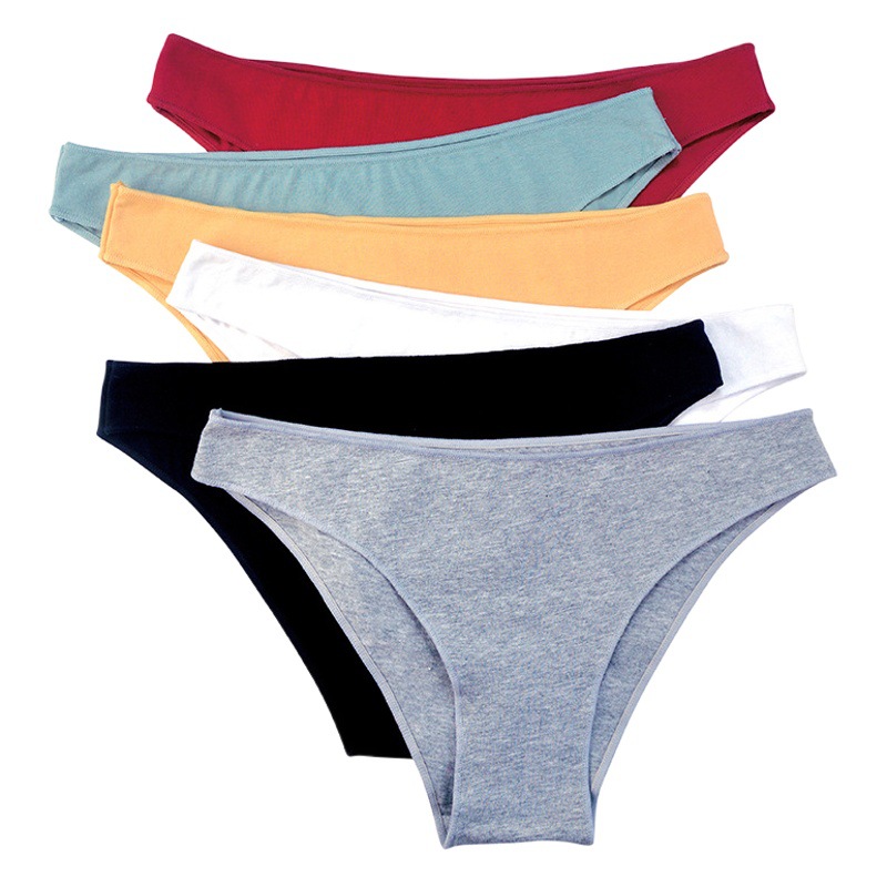 Picture of Cross-border women's underwear sexy half hip low waist plus size underwear cotton women's foreign trade woman panties