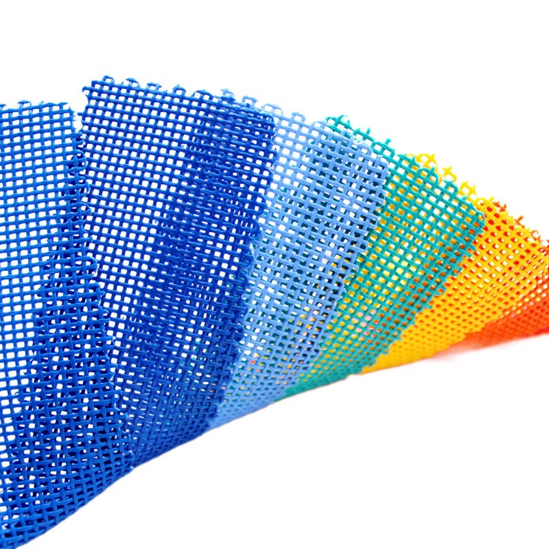 Spot Wholesale 1*1 Teslin Mesh Bag Woven Mesh Fabric Outdoor Beach Chair Shopping Backrest Cloth Pvc Mesh