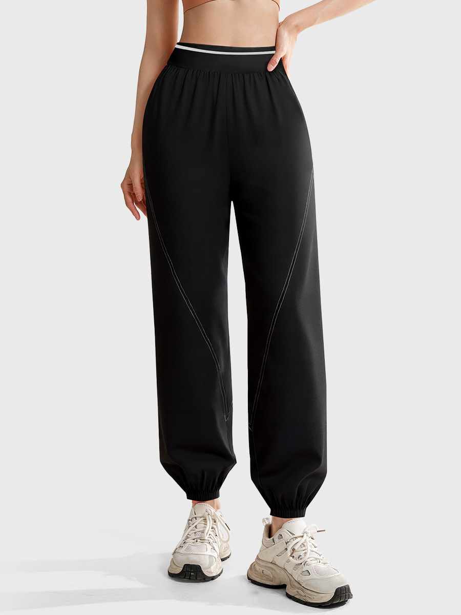 Picture of Juyitang Spring and Summer Thin Quick-drying Pants Women's Loose Running Fitness Elastic Breathable Training Sports Pants
