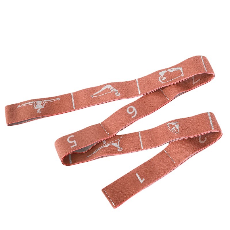 Yoga Elastic Band, Women's Fitness Pull Band, Beautiful Back Stretch Band, Sports Resistance Band, Multi-Section Elastic Stretch Band, Non-Slip