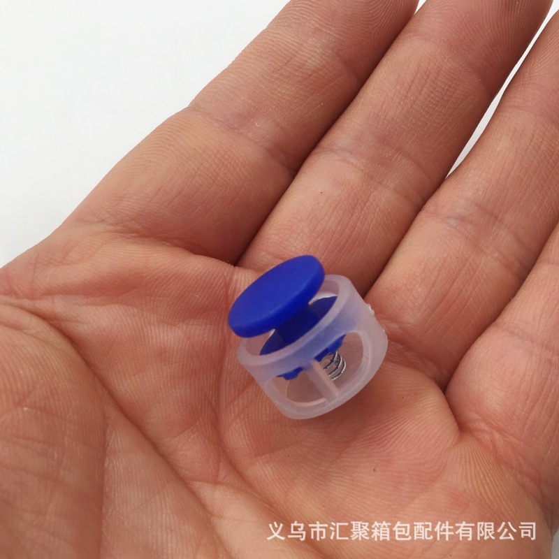 Picture of Lazy-free round double-hole shoelace buckle pig nose bread adjustable buckle shoelace buckle spring buckle